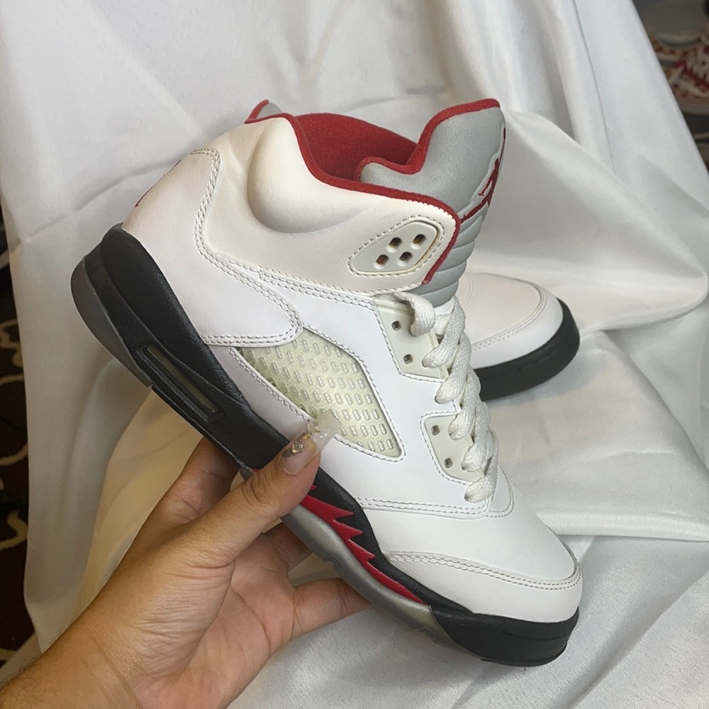 Gently used fire red 5s